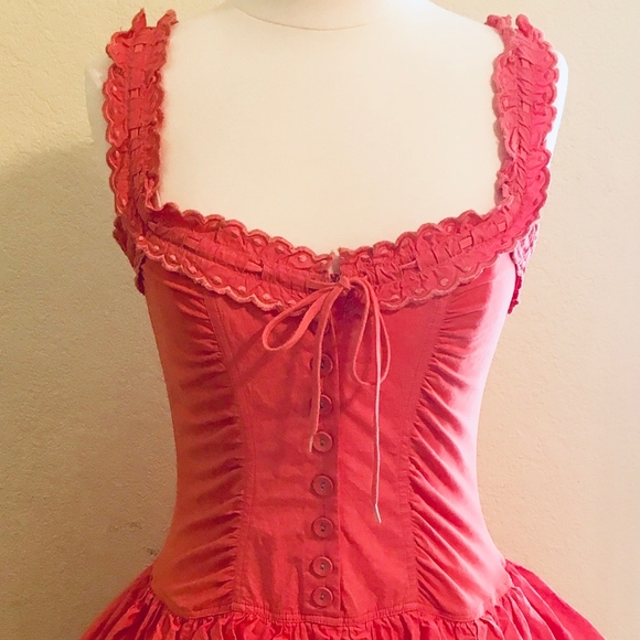 Betsey Johnson Dresses & Skirts - Betsey Johnson Coral Dress 8